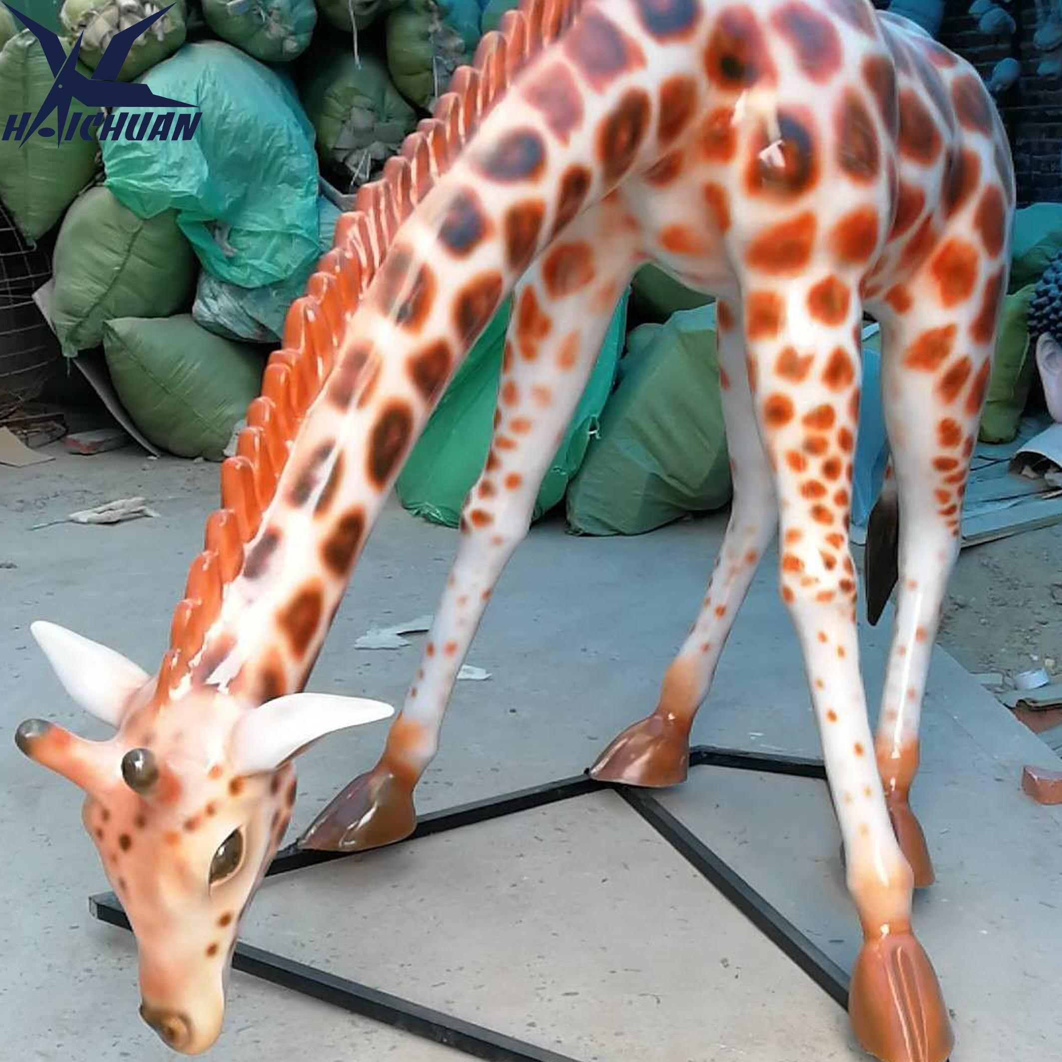 fiberglass giraffe