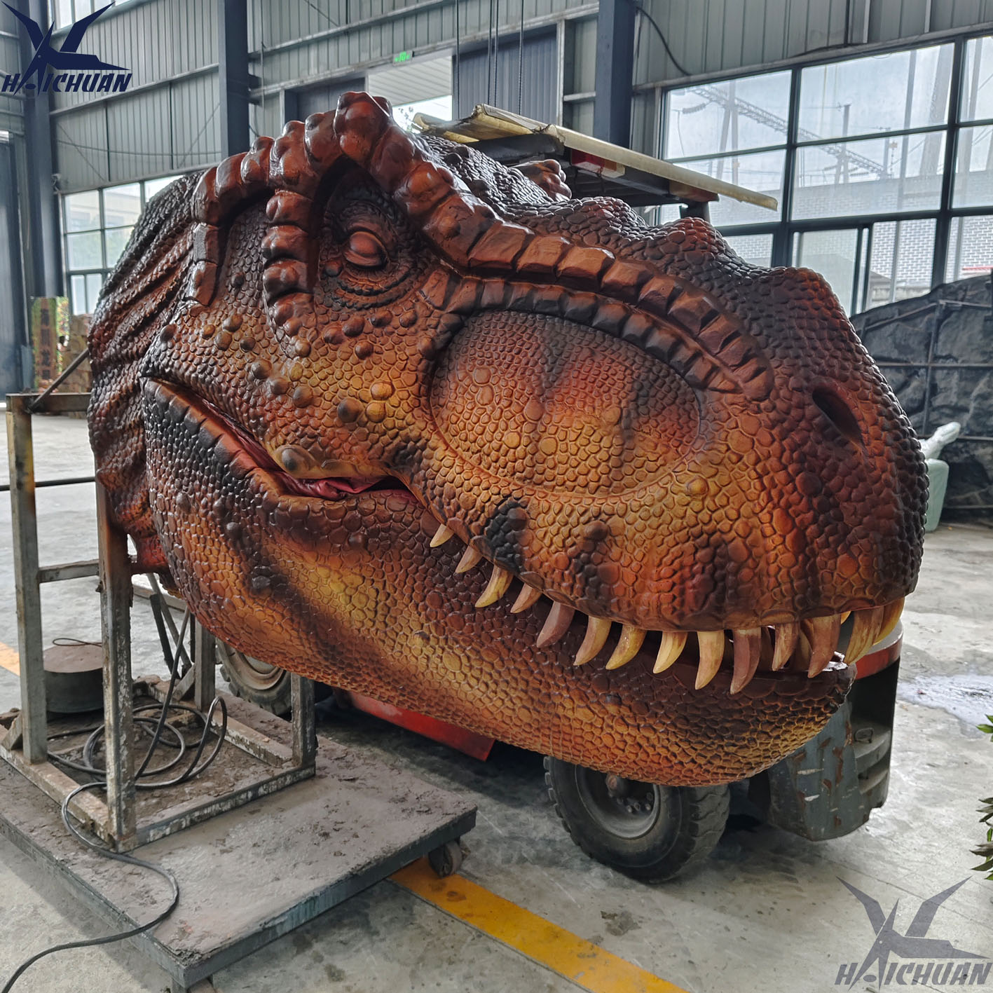 t rex head